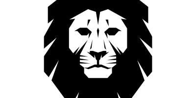 Lion face logo